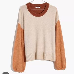 Madewell Payton Color Block Sweater